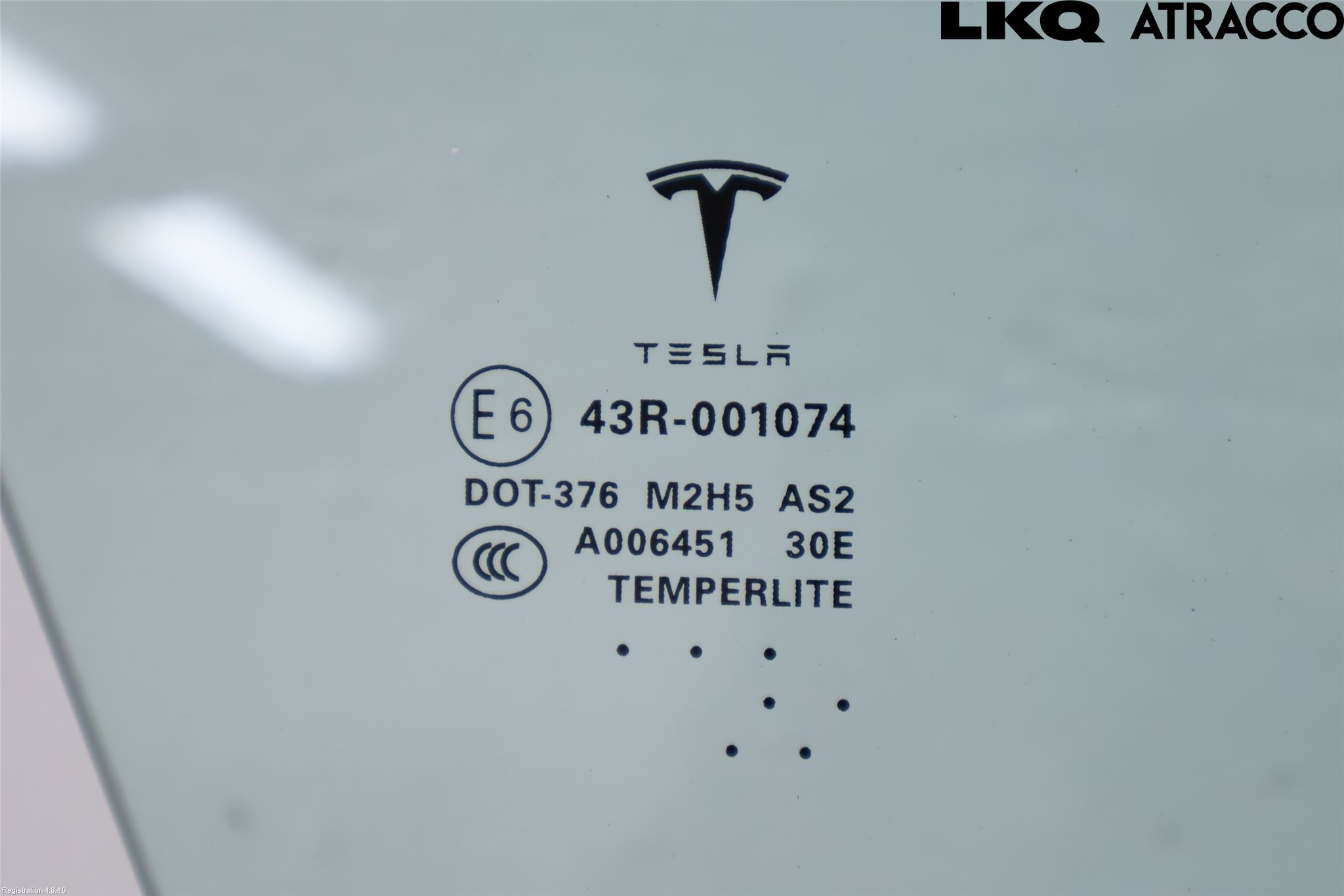 Tesla MODEL S 13- Dörruta Fram Höger