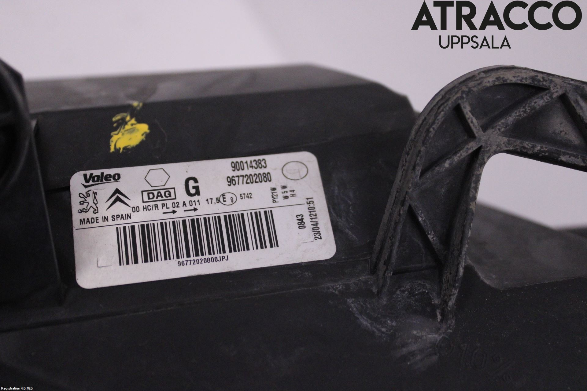 Citroen BERLINGO 08-18 Strålkastare Vänster