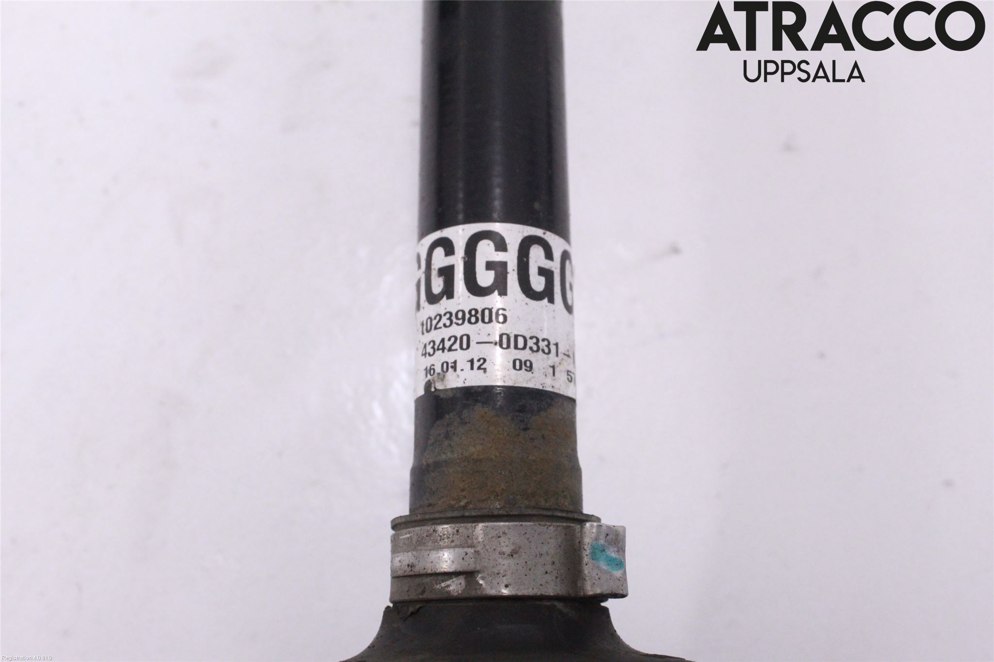 Toyota YARIS XP130 12-14 Drivaxel Fram Vänster