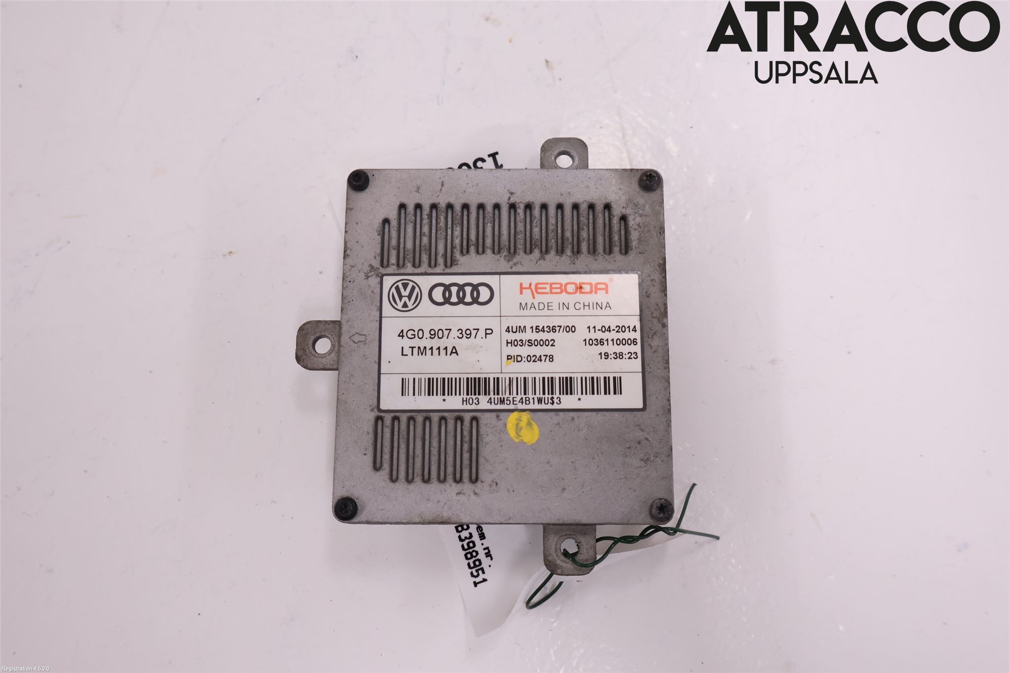 Audi A6/S6 4G 11-18 Styrenhet Strålkastare