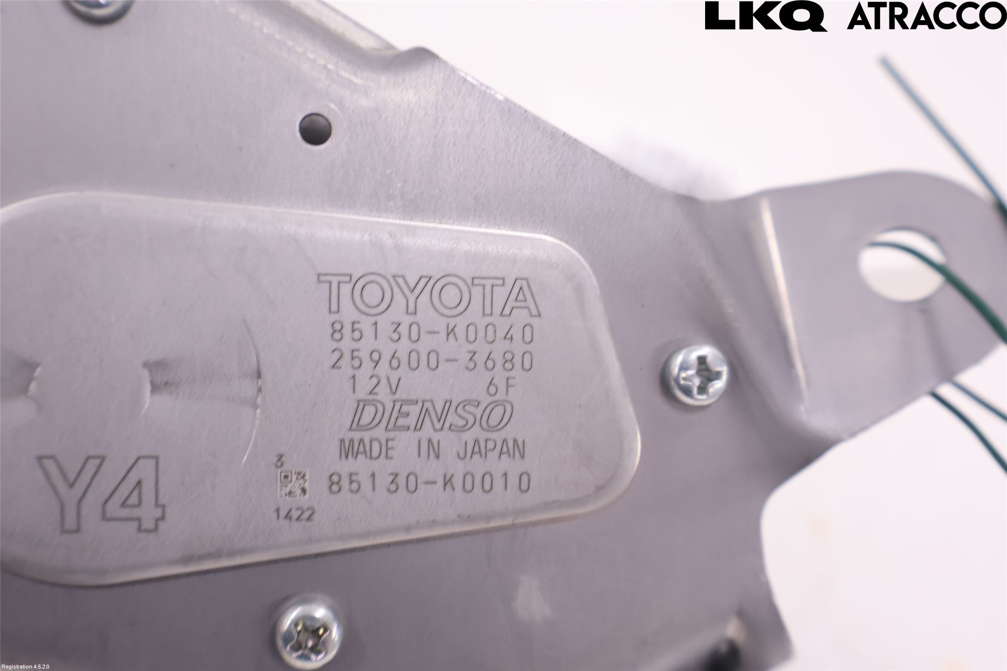 Toyota YARIS XP21 20- Torkarmotor Baklucka