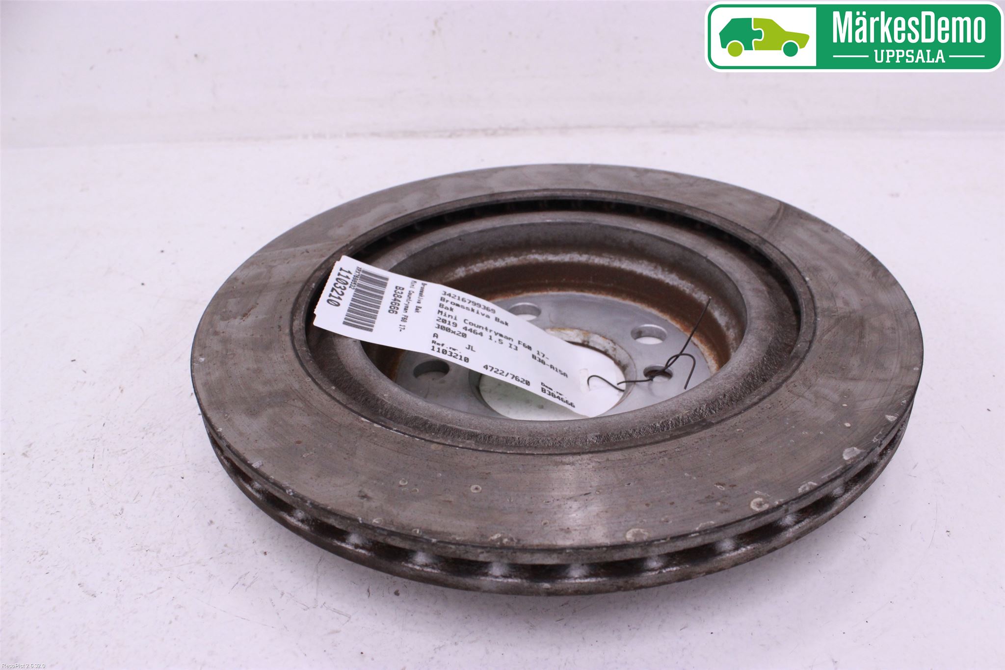 Mini COUNTRYMAN F60 17-23 Bromsskiva Bak