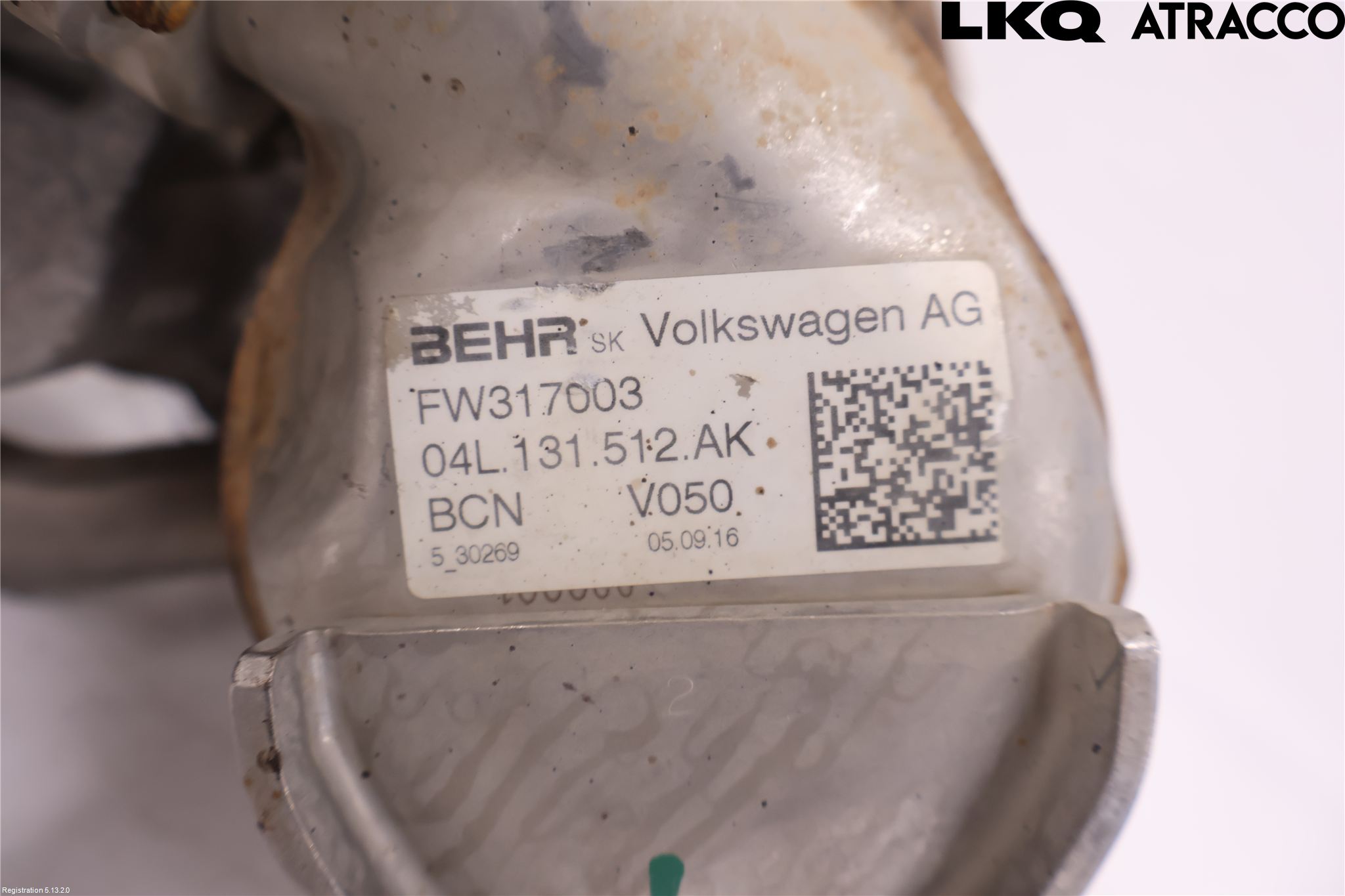 Volkswagen VW CADDY 16-20 Avgaskylare