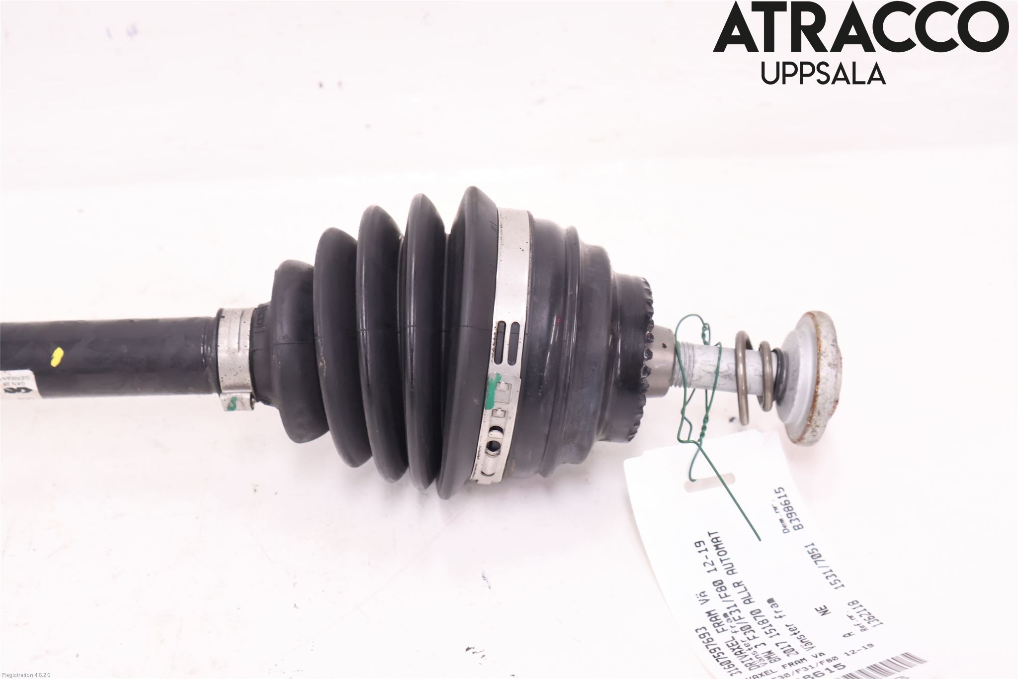 BMW 3 F30/F31/F80 12-19 Drivaxel Fram Vänster