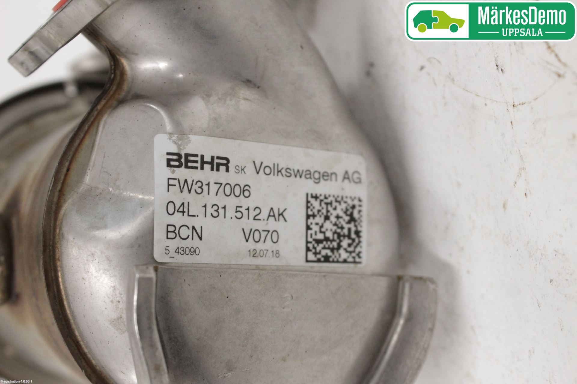 Volkswagen VW CADDY 16-20 Avgaskylare