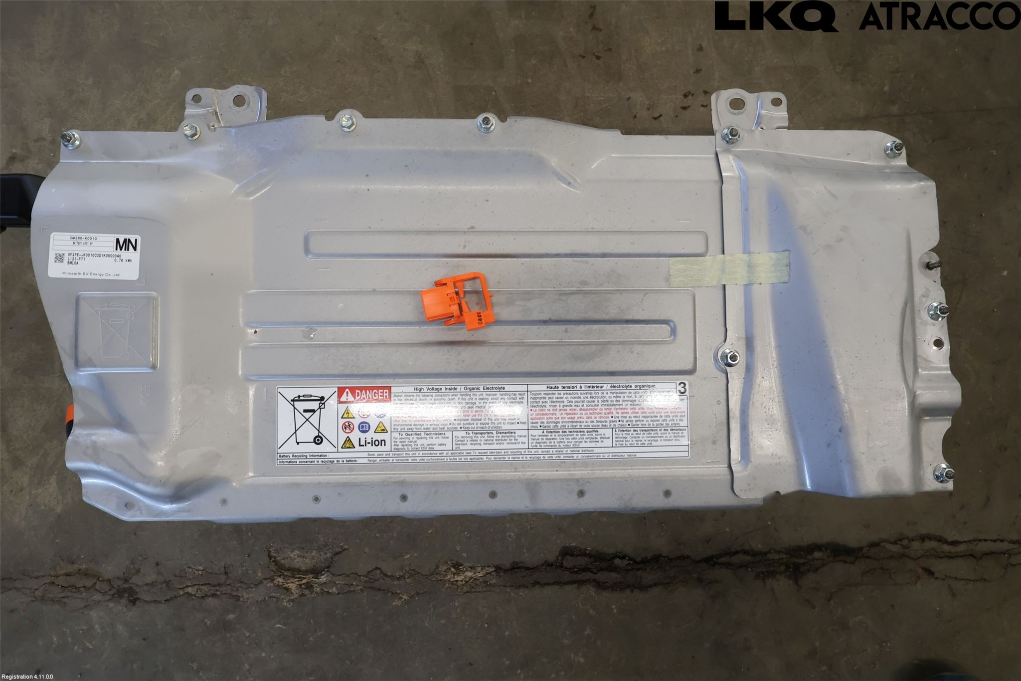 Toyota YARIS XP21 20- Batteri Högspänning