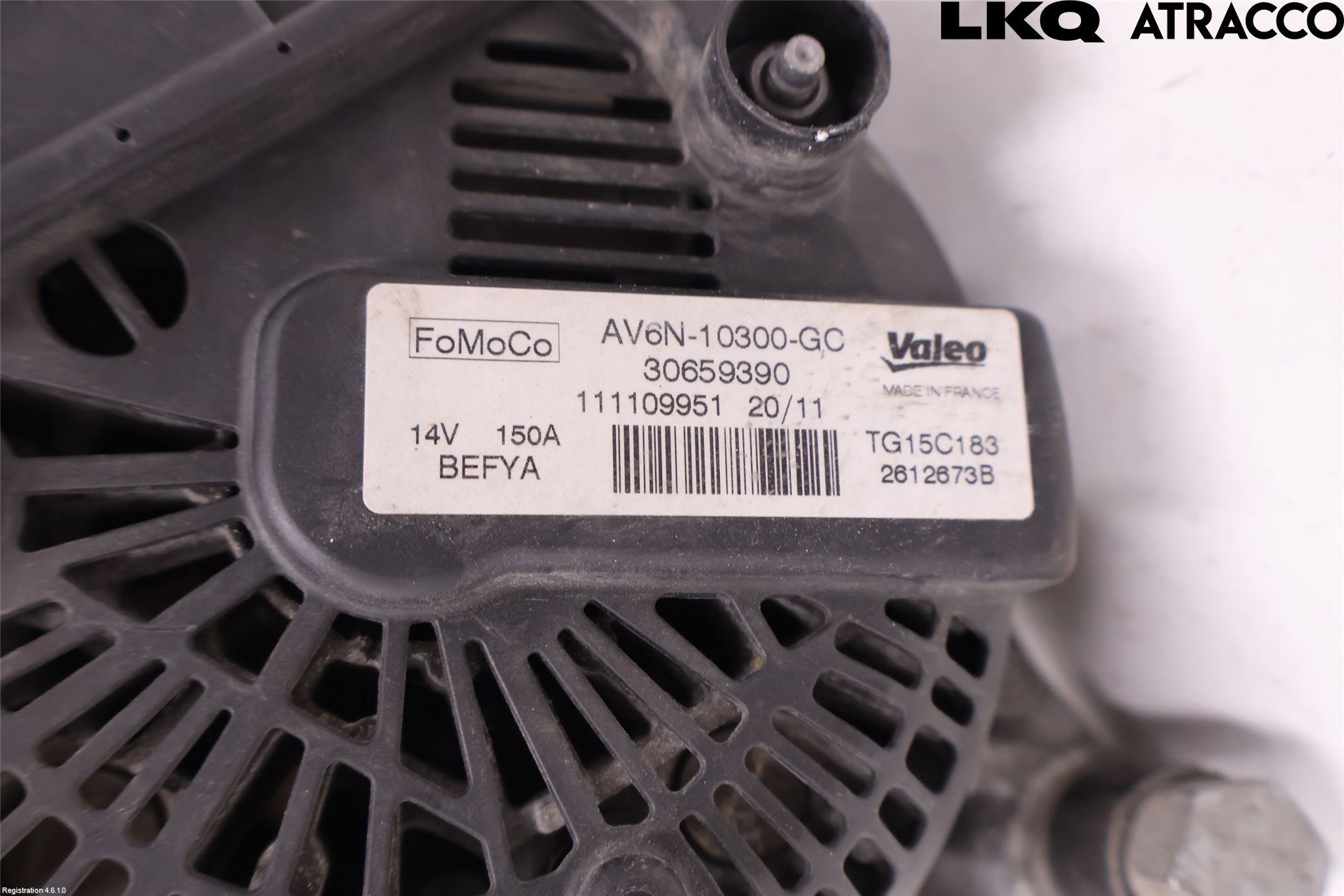 Ford FIESTA 09-12 Generator