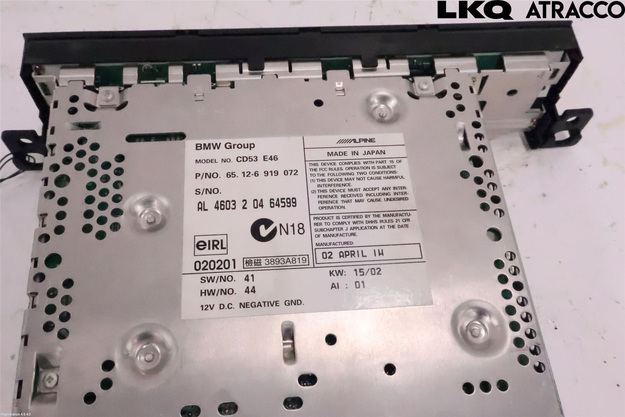 BMW 3 E46      98-05 Cd Radio - Multimediapanel