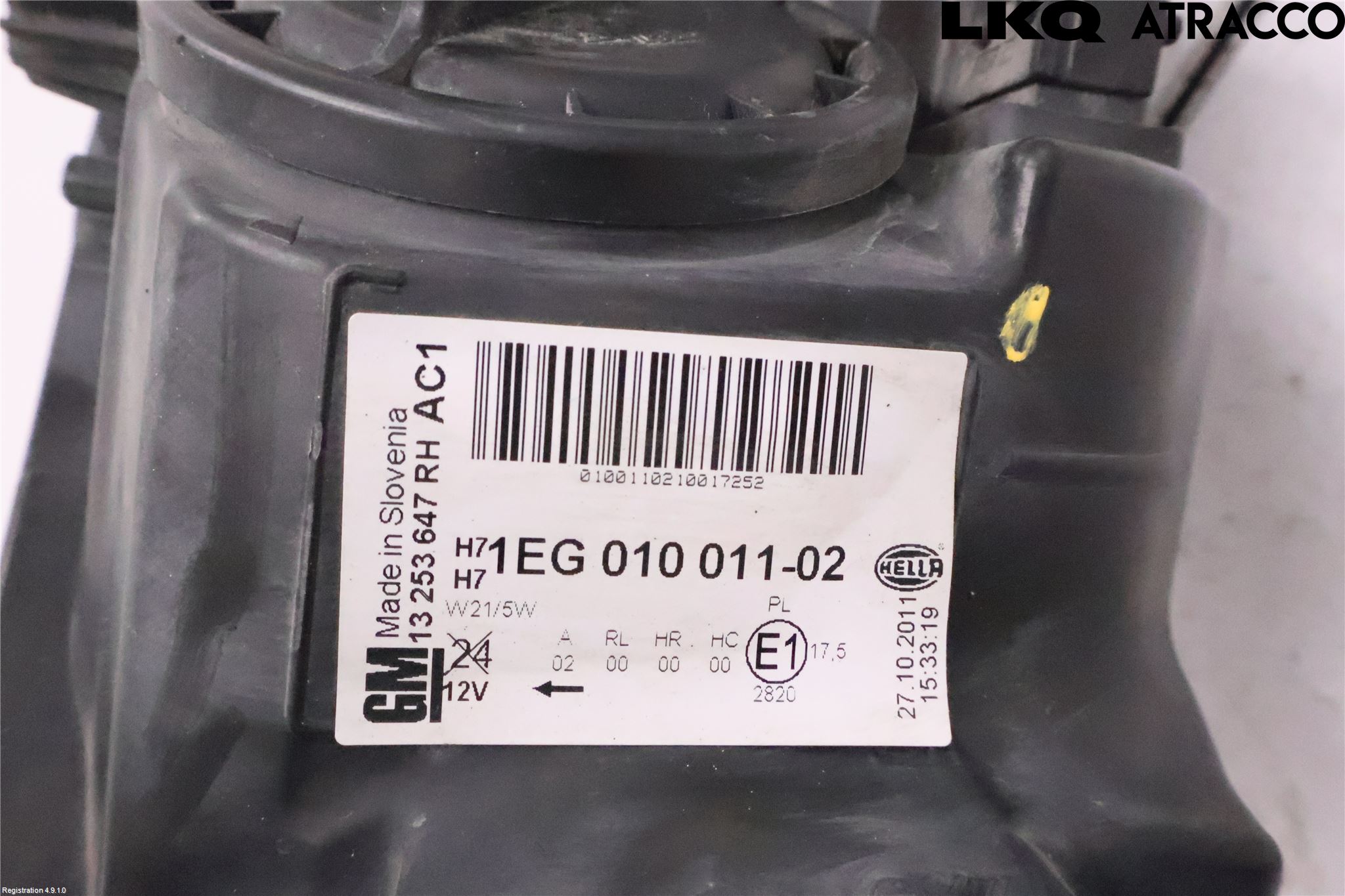 Opel ASTRA J 10-15 Strålkastare Höger