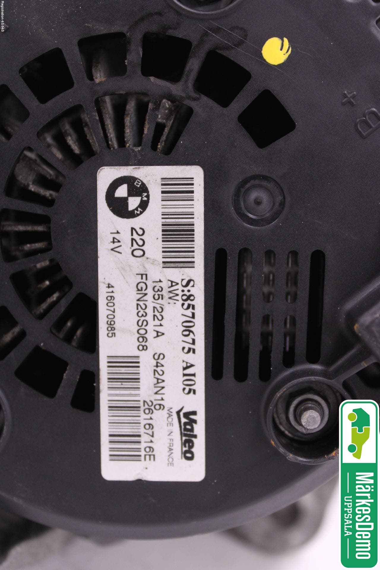 BMW 3 F30/F31/F80 12-19 Generator