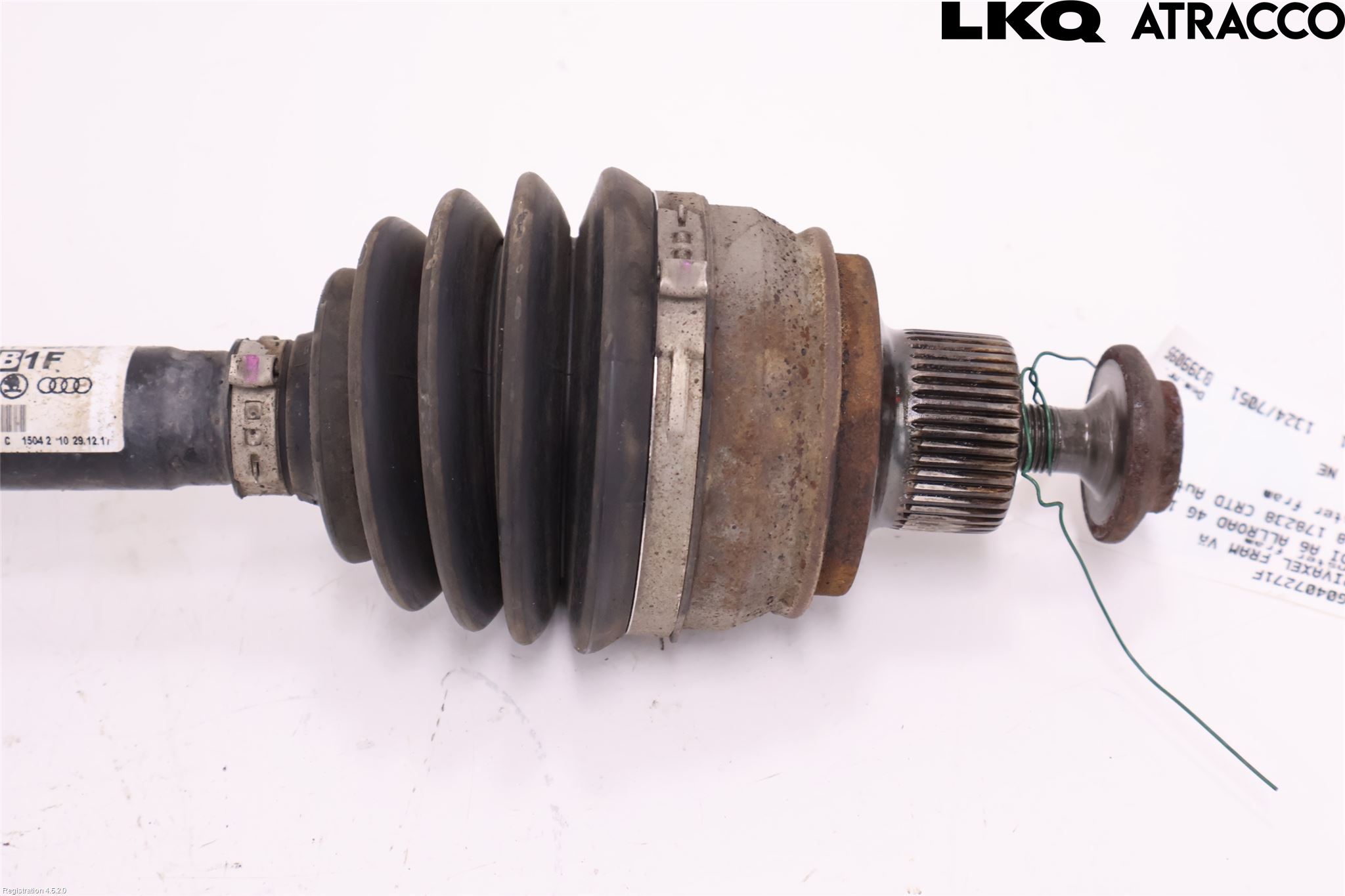 Audi A6 ALLROAD 12-18 Drivaxel Fram Vänster