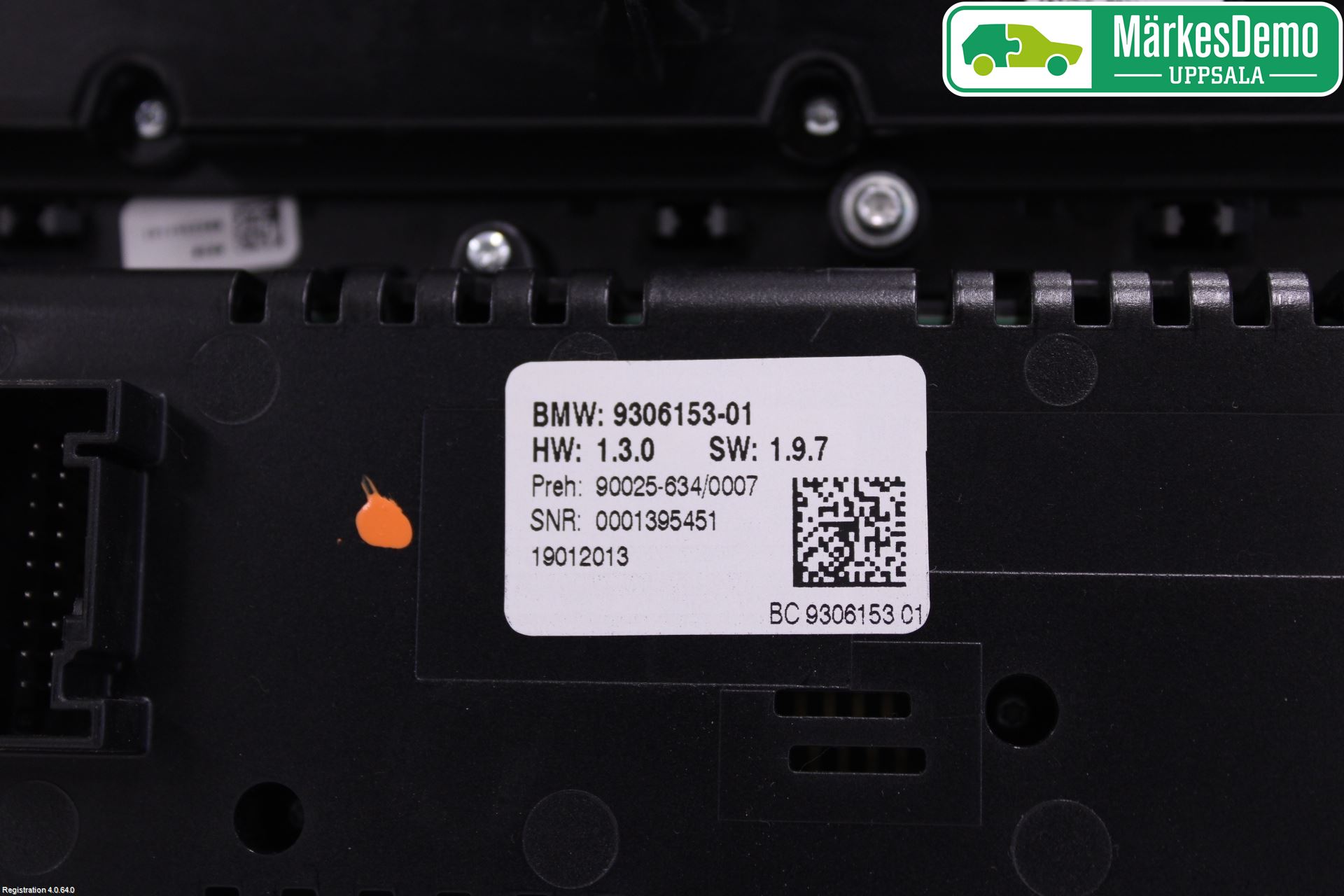 BMW 5 F10/F11/F18 09-17 Ac Styrenhet Ac Manöveren