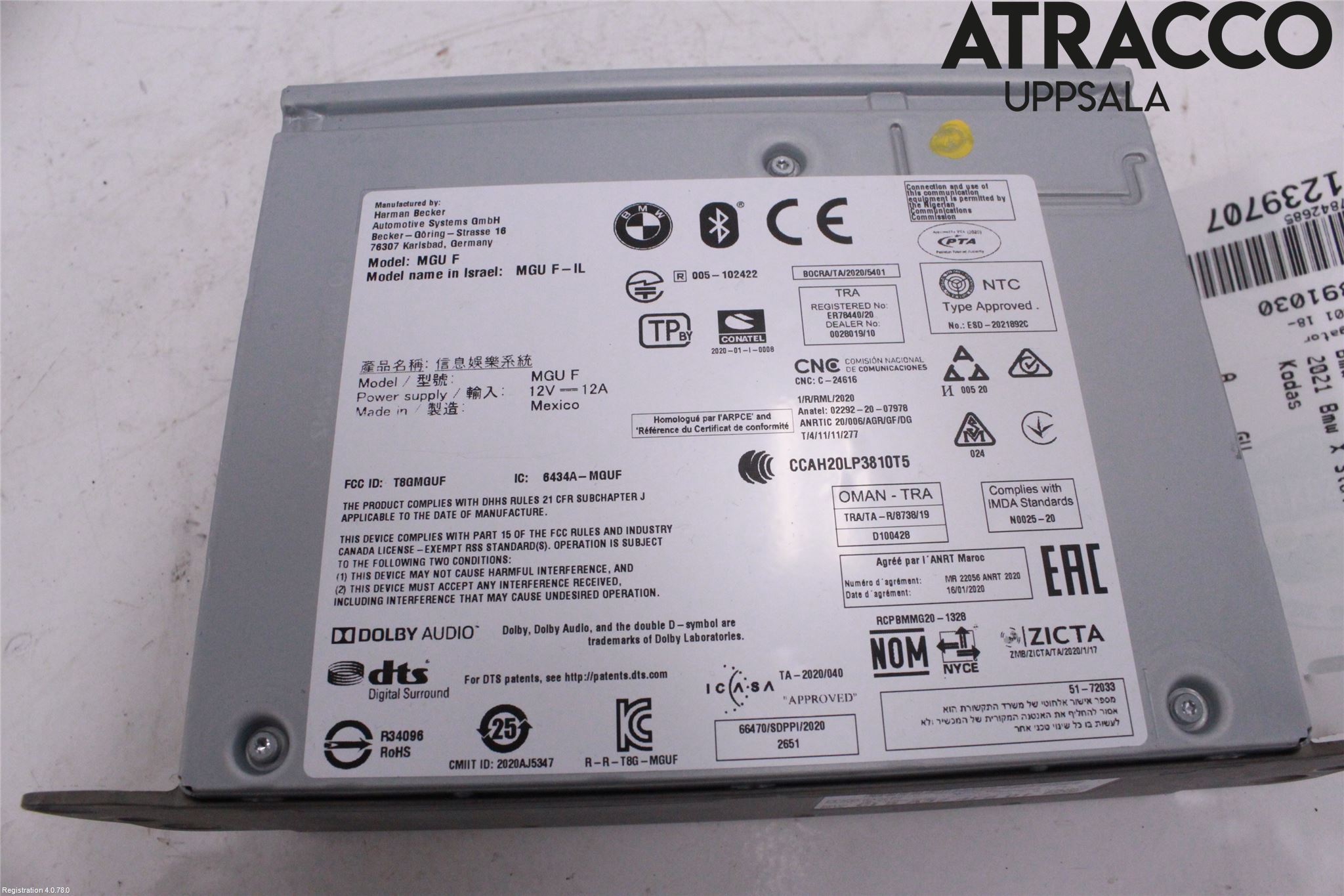 BMW X3 G01 18- Gps Navigator