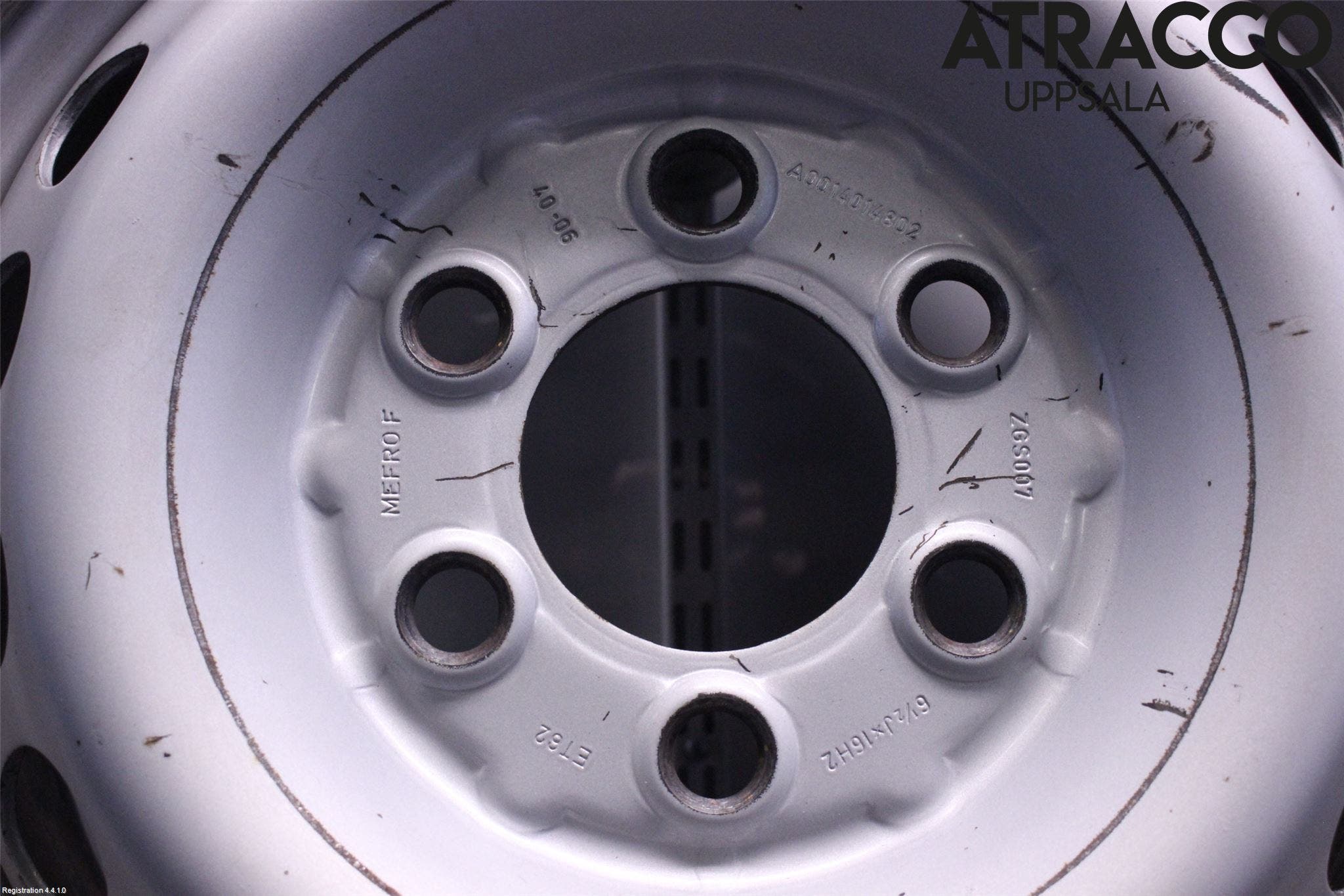 Volkswagen VW CRAFTER 06-16 Sommardäck Plåtfälg 4St