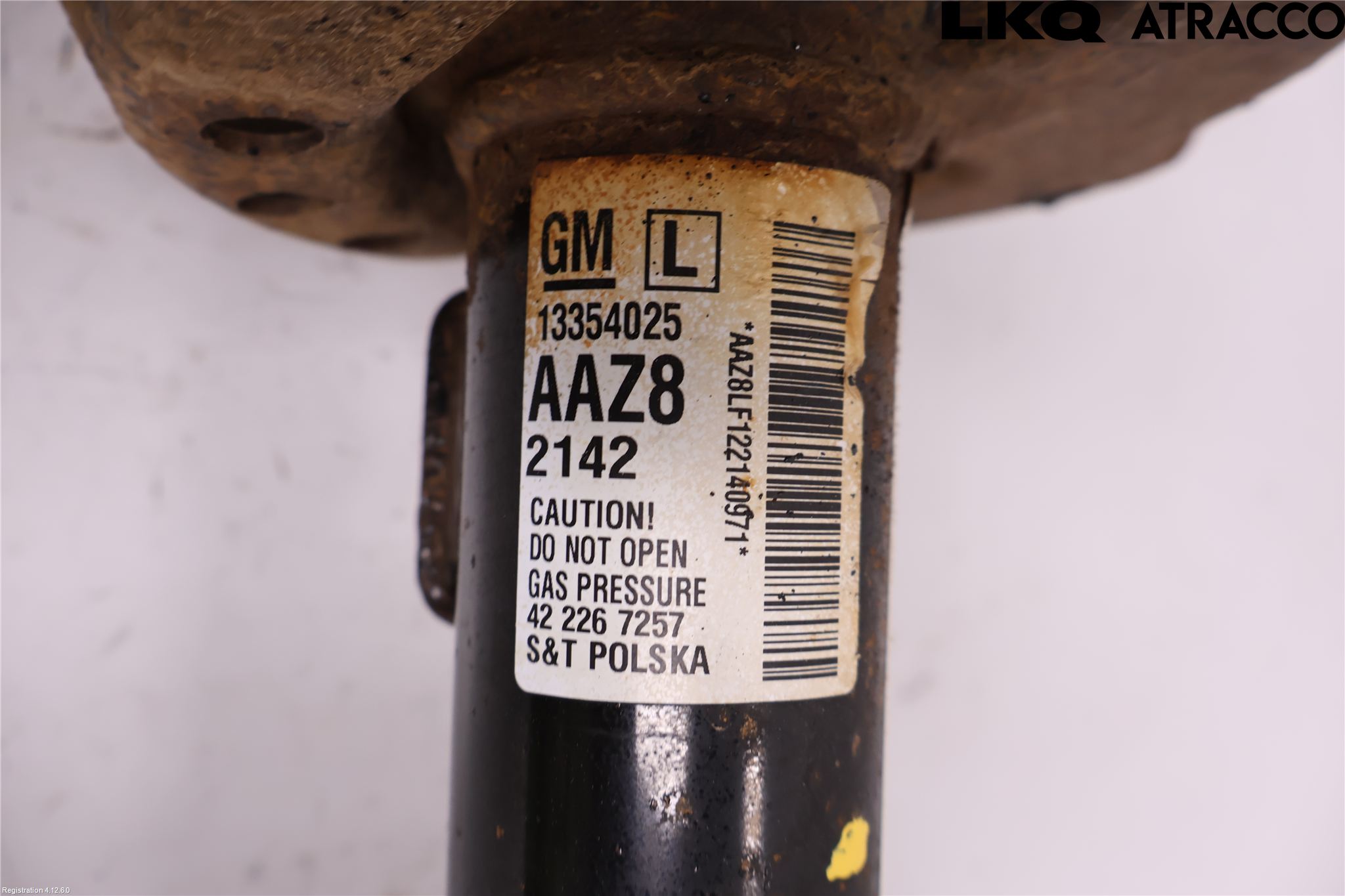 Opel ASTRA J 10-15 Fjäderben Fram Vänster