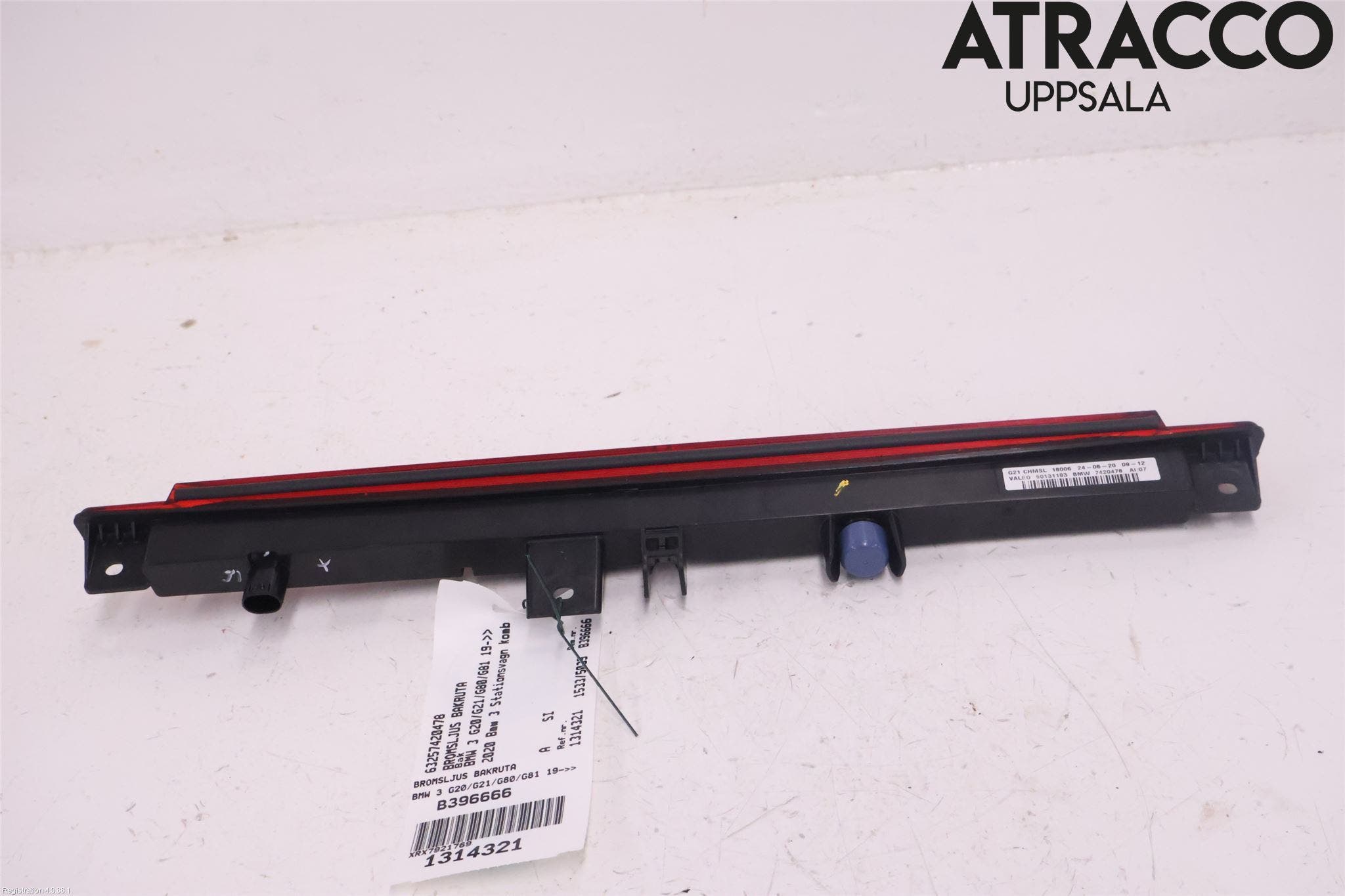 BMW 3 G20/G21/G80/G81 19- Bromsljus Bakruta