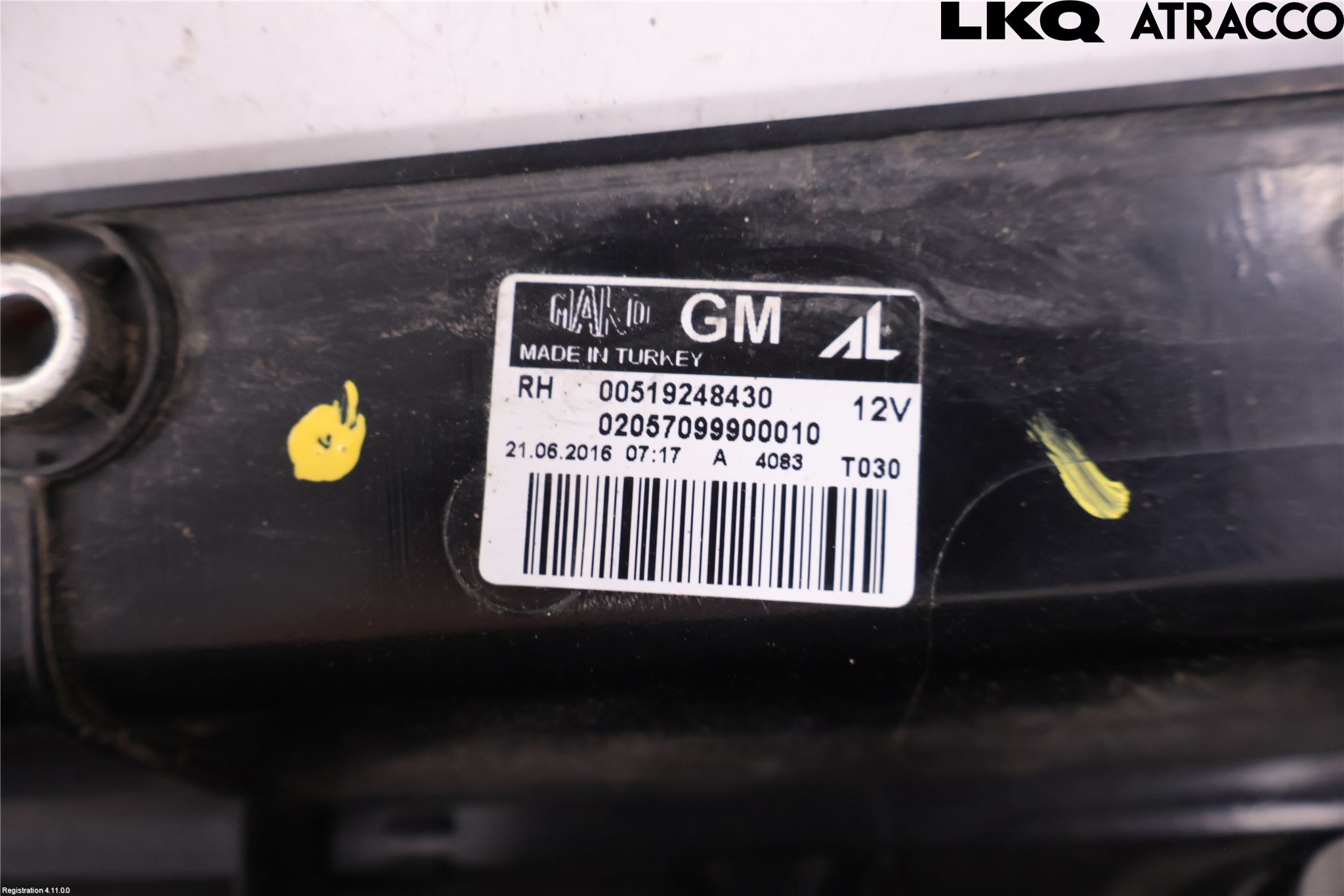 Opel COMBO D 12-18 Bakljus Höger