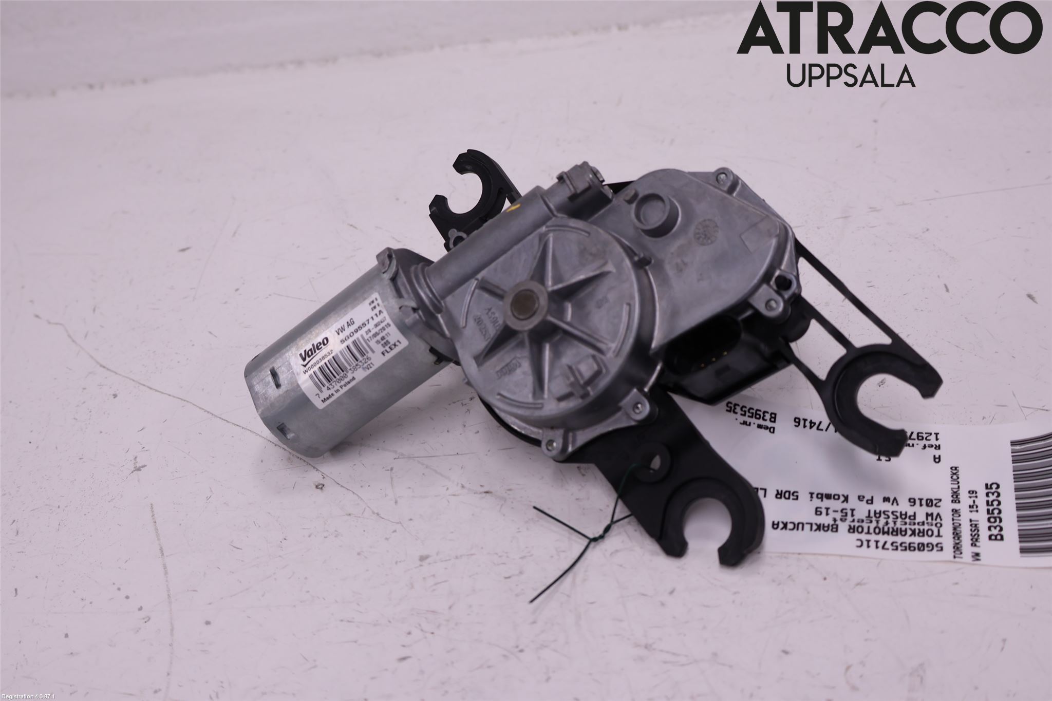 Volkswagen VW PASSAT 15-19 Torkarmotor Baklucka