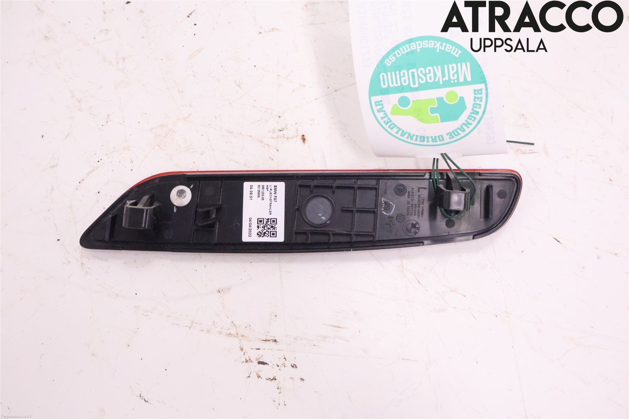 BMW X3 G01 18- Dimljus/Reflex Bak