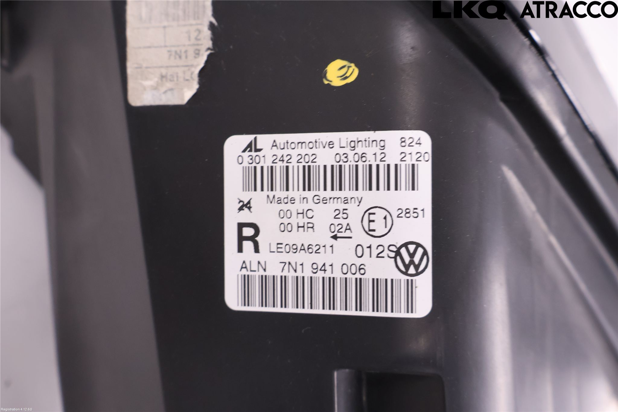 Volkswagen VW SHARAN 11- Strålkastare Höger