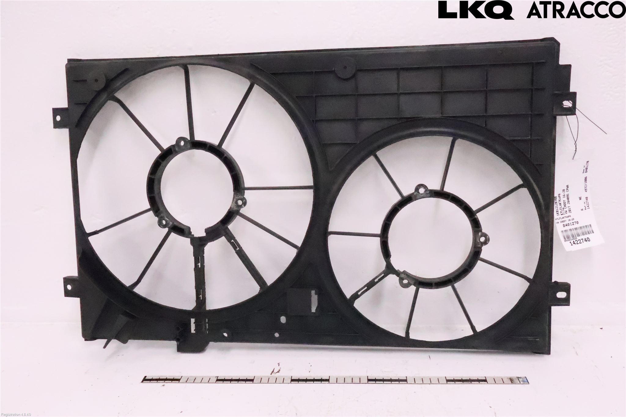 Volkswagen VW CADDY 16-20 Kylfläktkåpa