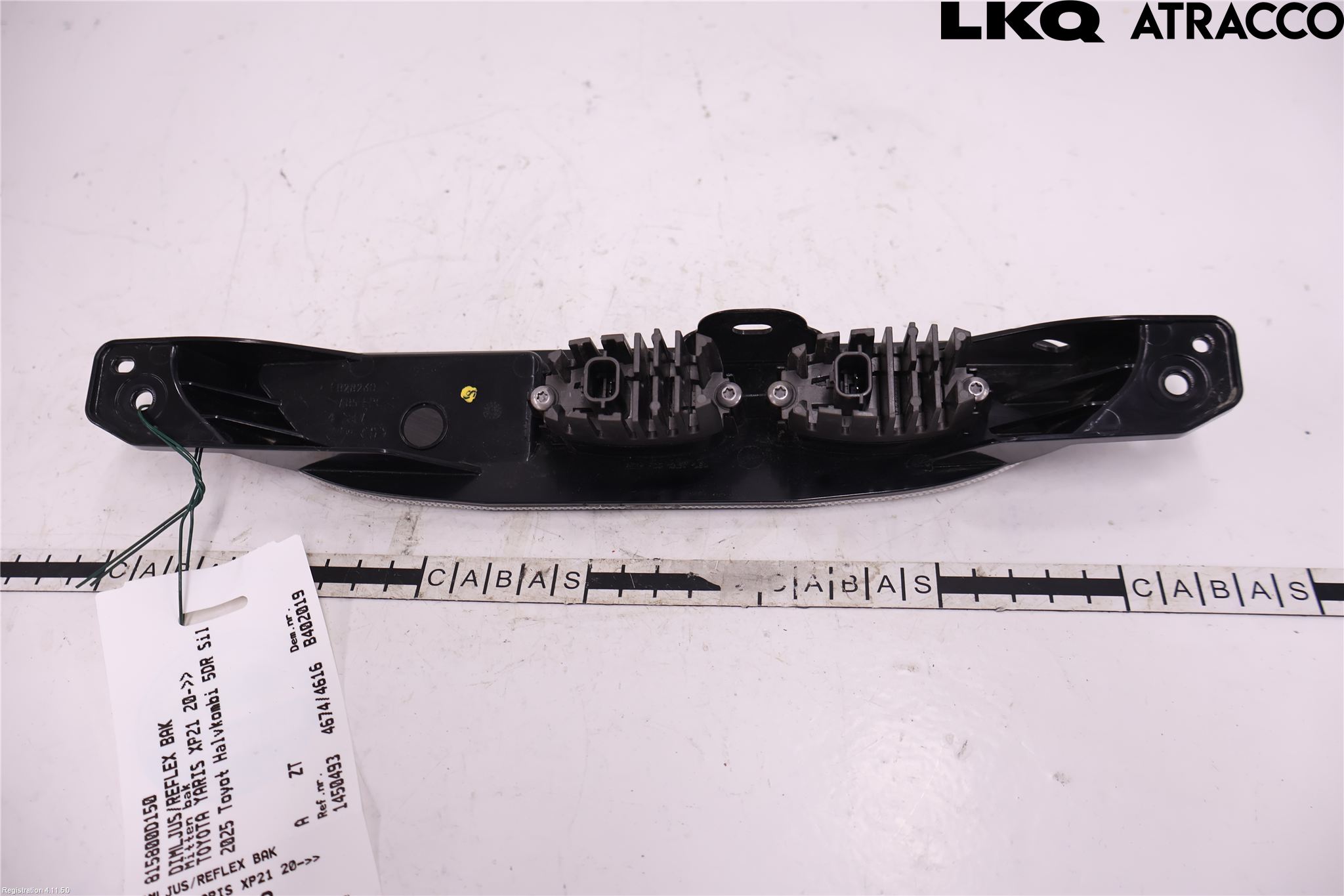 Toyota YARIS XP21 20- Dimljus/Reflex Bak