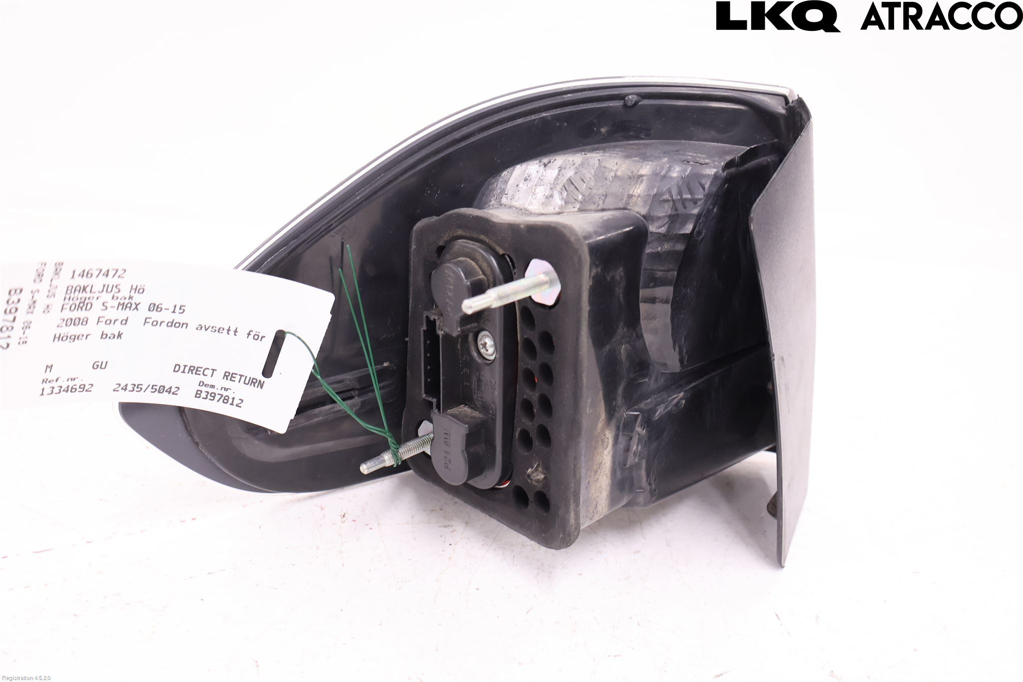 Ford S-MAX 06-15 Bakljus Höger