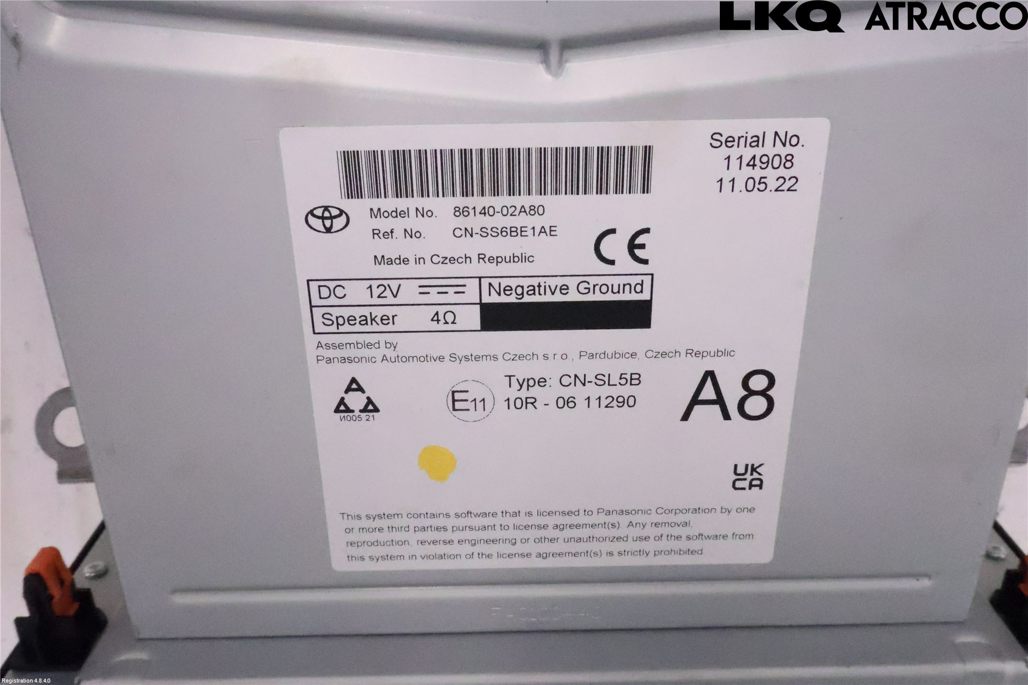 Toyota COROLLA 19- Cd Radio - Multimediapanel