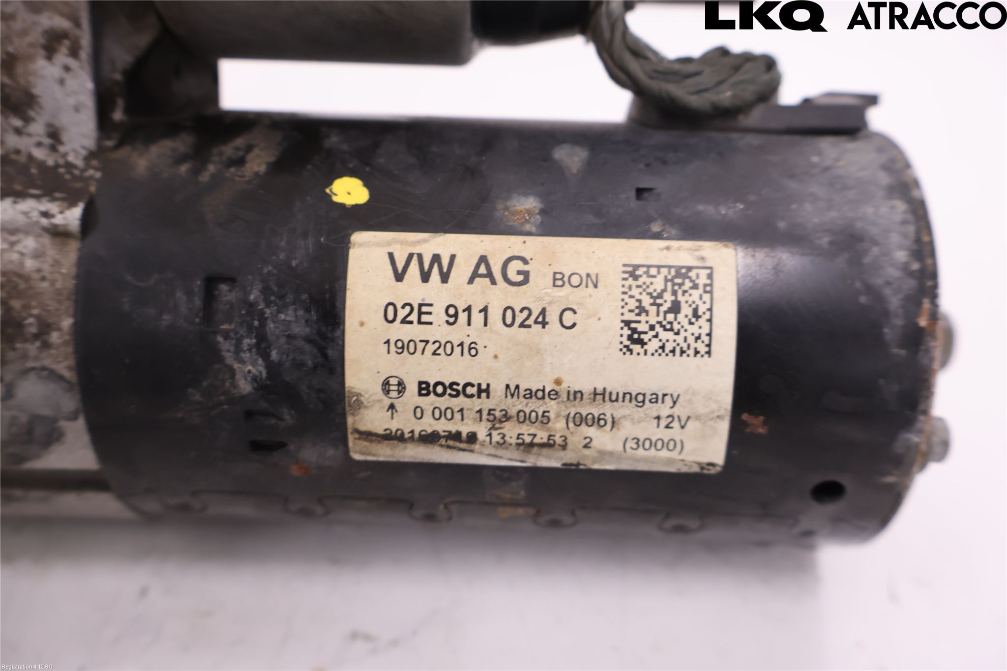 Volkswagen VW CADDY 16-20 Startmotor Diesel