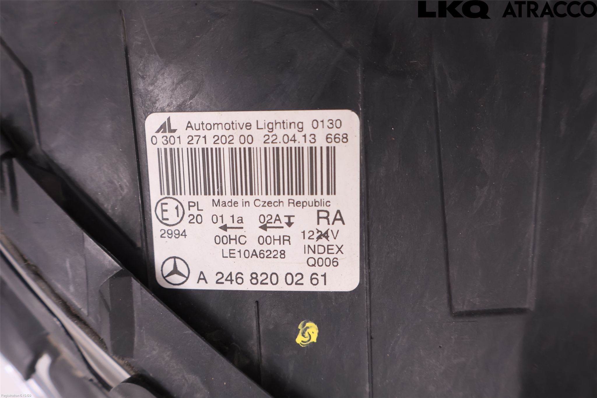 Mercedes-Benz MB B-KLASS (W246/W242) 12-19 Strålkastare Höger