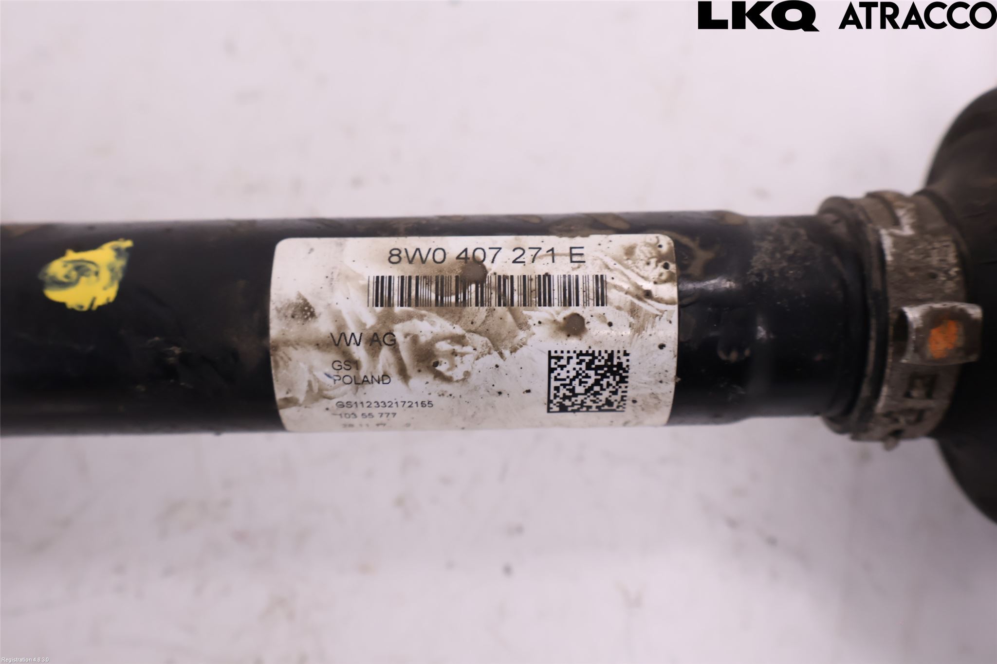 Audi A4/S4 B9 16-19 Drivaxel Fram Höger