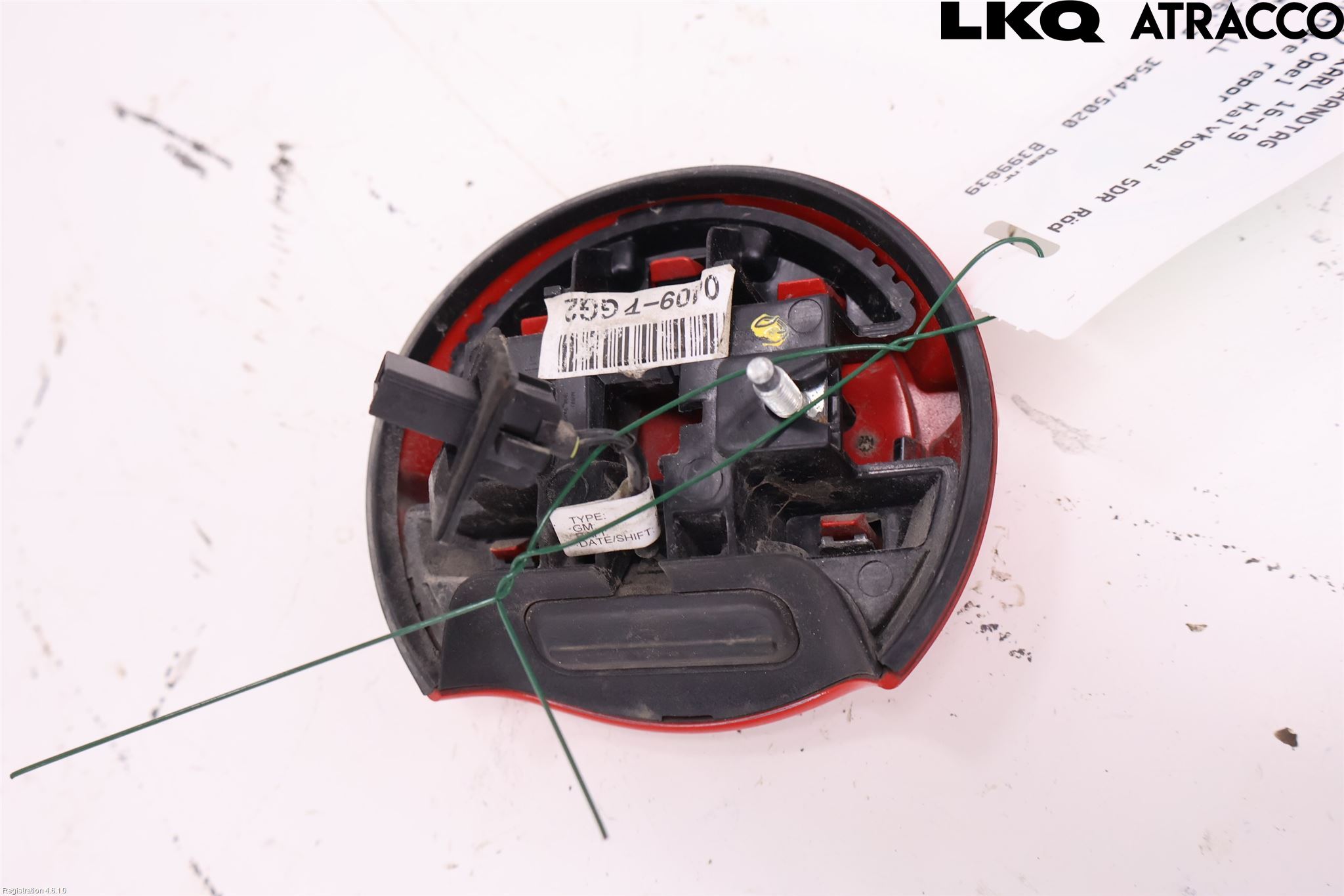 Opel KARL 16-19 Bakluckehandtag