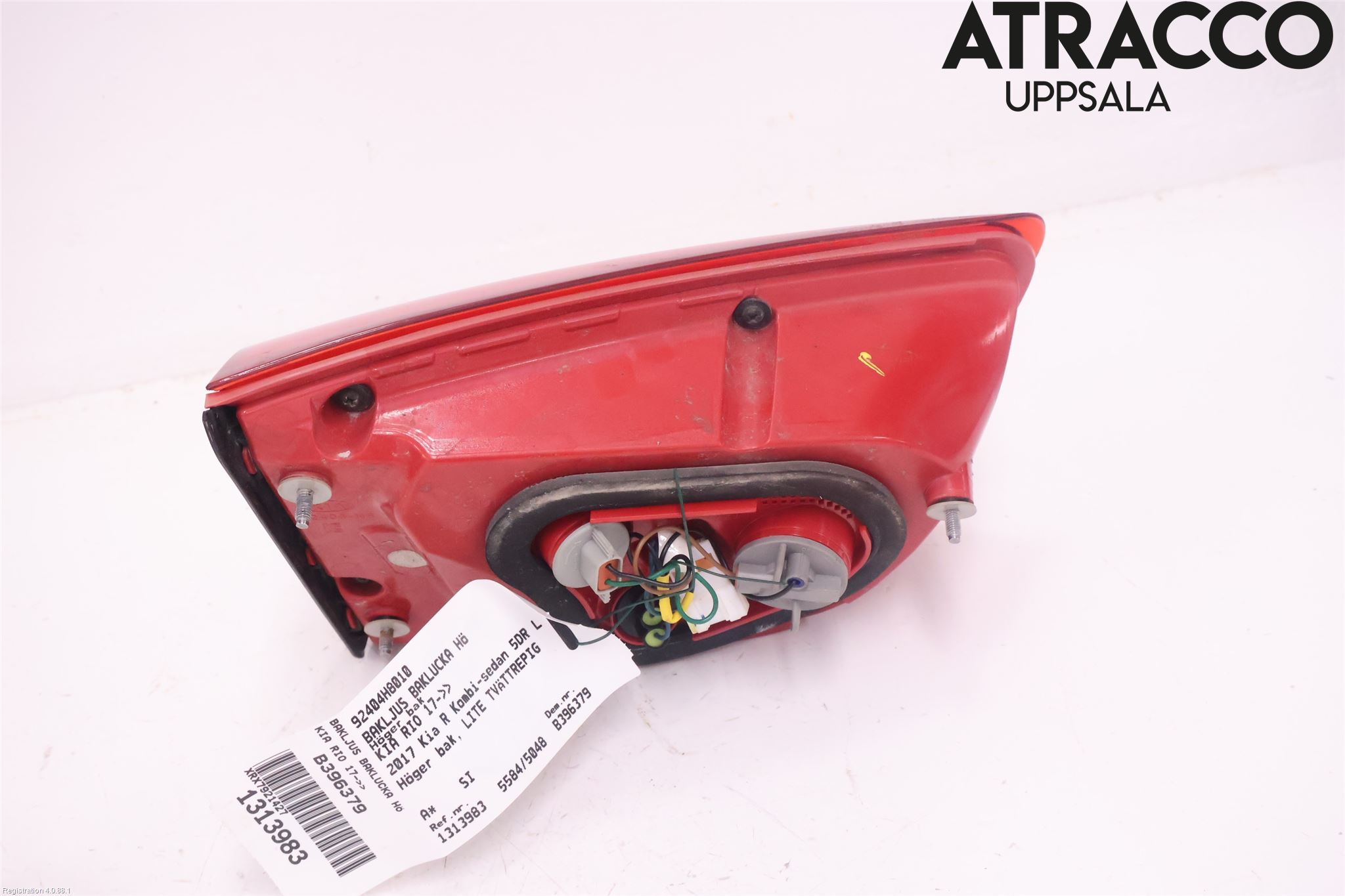 Kia RIO 17- Bakljus Lucka Hö