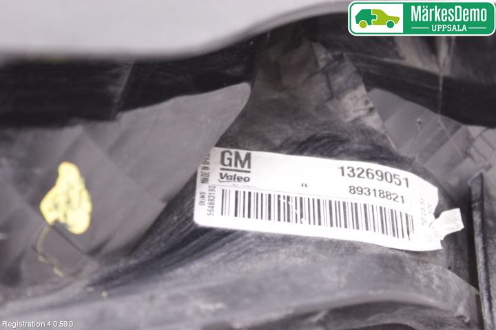 Opel CORSA D 07-14 Bakljus Höger