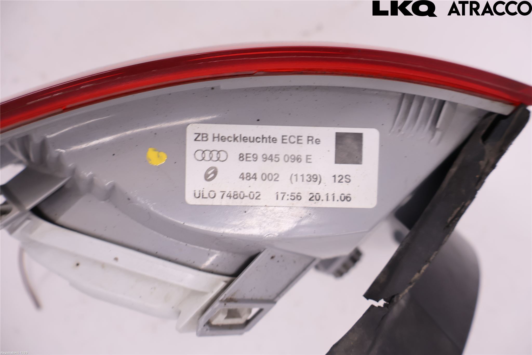 Audi A4/S4 05-07 Bakljus Höger