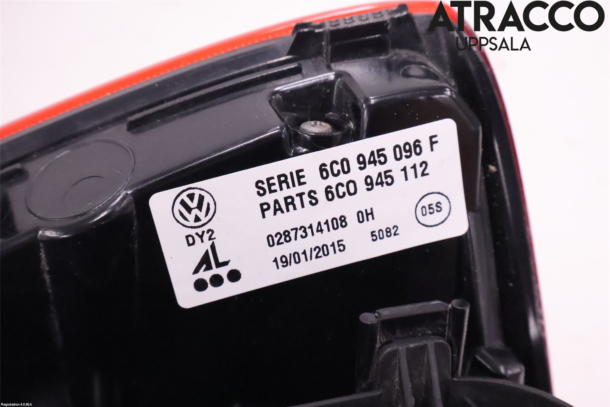 Volkswagen VW POLO 10-17 Bakljus Höger