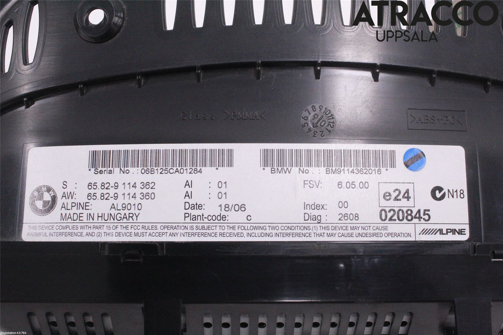 BMW 3 E90/91 SED/TOU 05-12 Bildskärm