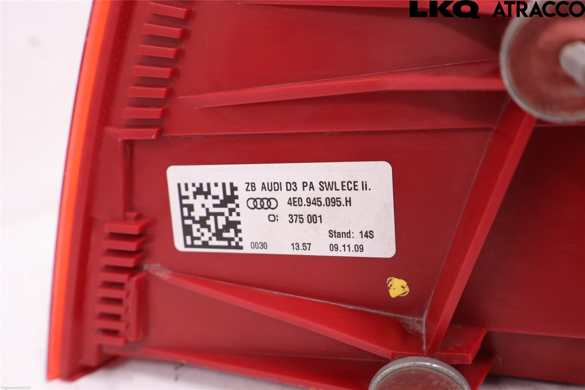 Audi A8/S8 4D 94-02 Bakljus Vänster