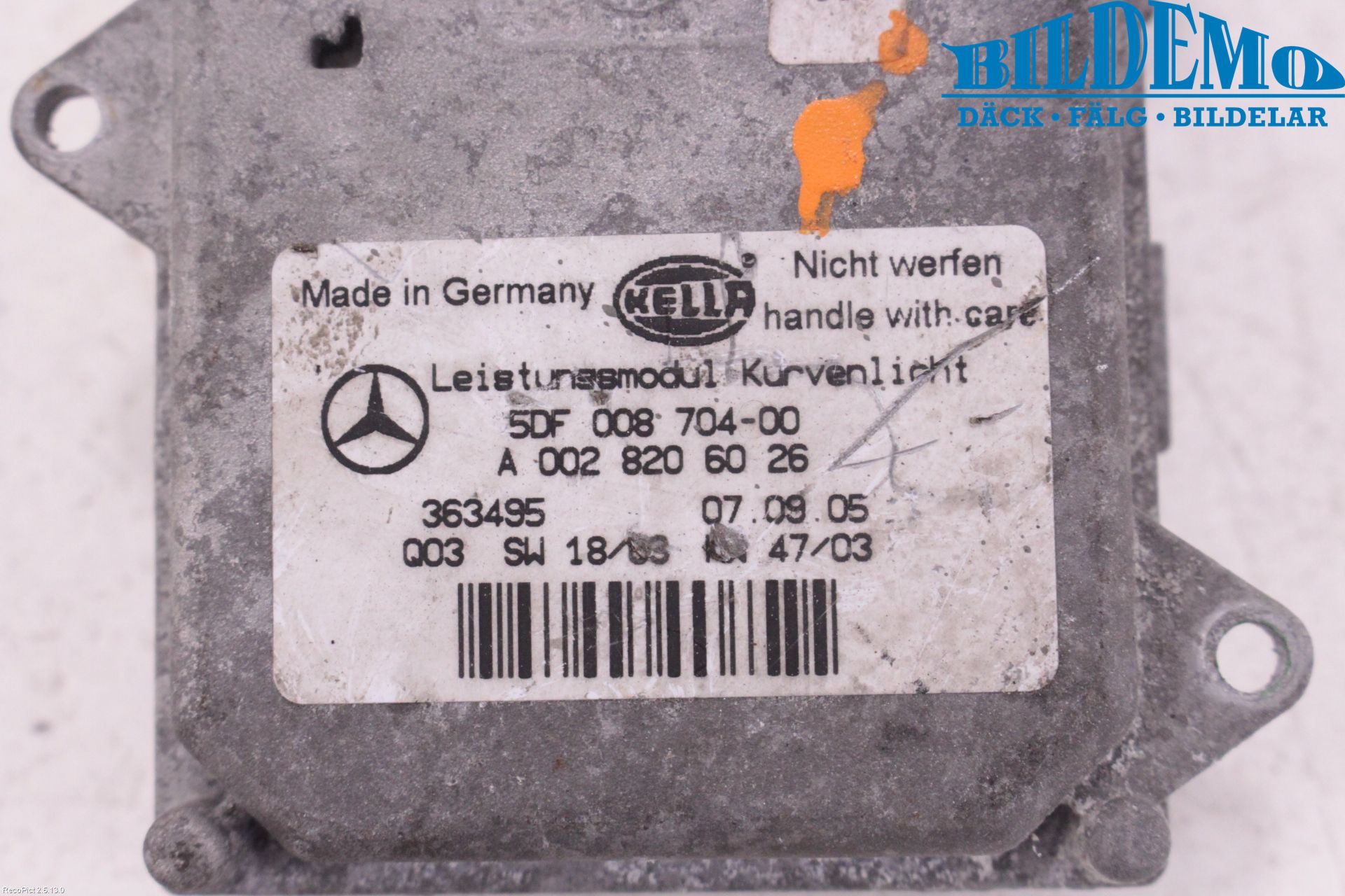 Mercedes-Benz MB CLS (C219) 03-11 Styrenhet Strålkastare