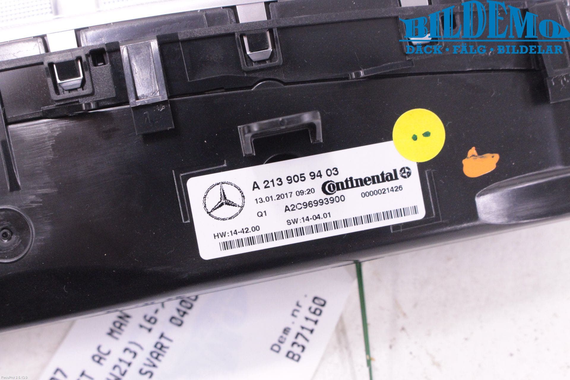 Mercedes-Benz MB E-KLASS (W213) 16-23 Ac Styrenhet Ac Manöveren