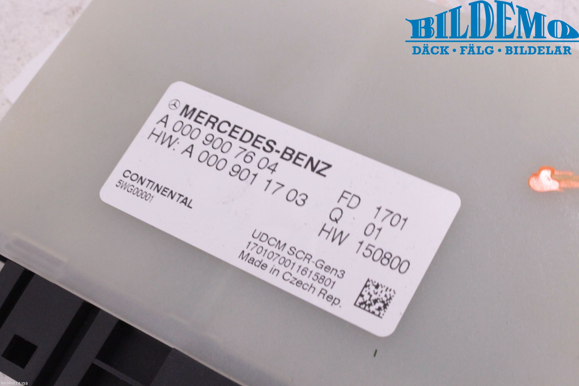 Mercedes-Benz MB E-KLASS (W213) 16-23 Styrenhet Avgasrening