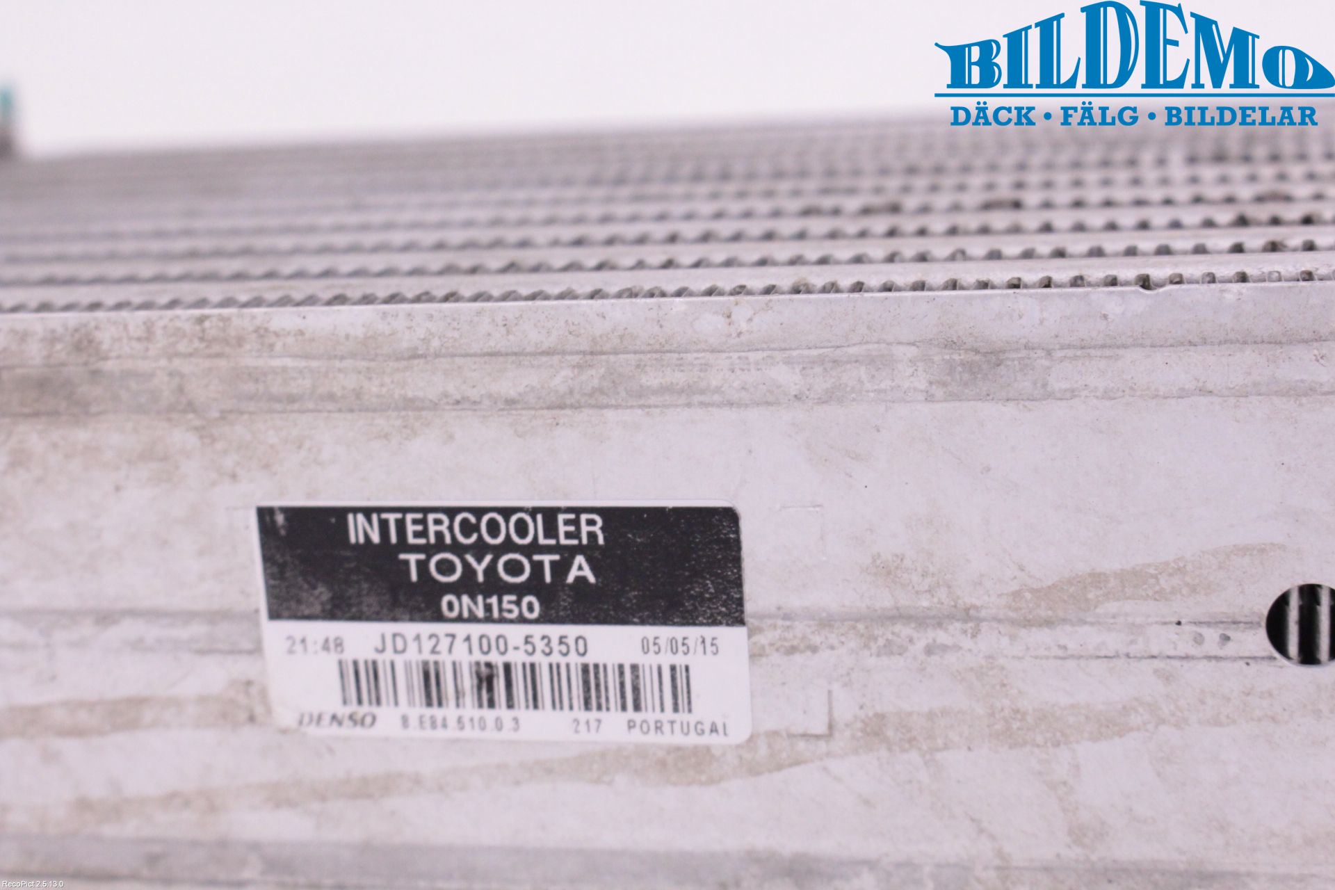 Toyota AURIS 10-12 Laddluft-Intercooler Kyl