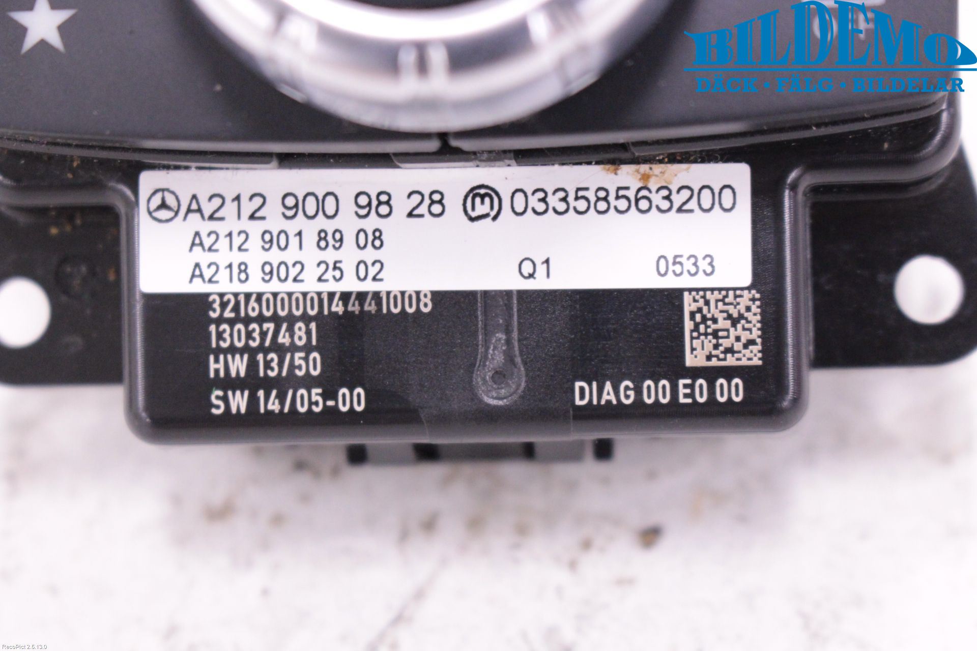 Mercedes-Benz MB E-KLASS (W212) 09-16 Strömställare Multifunktion