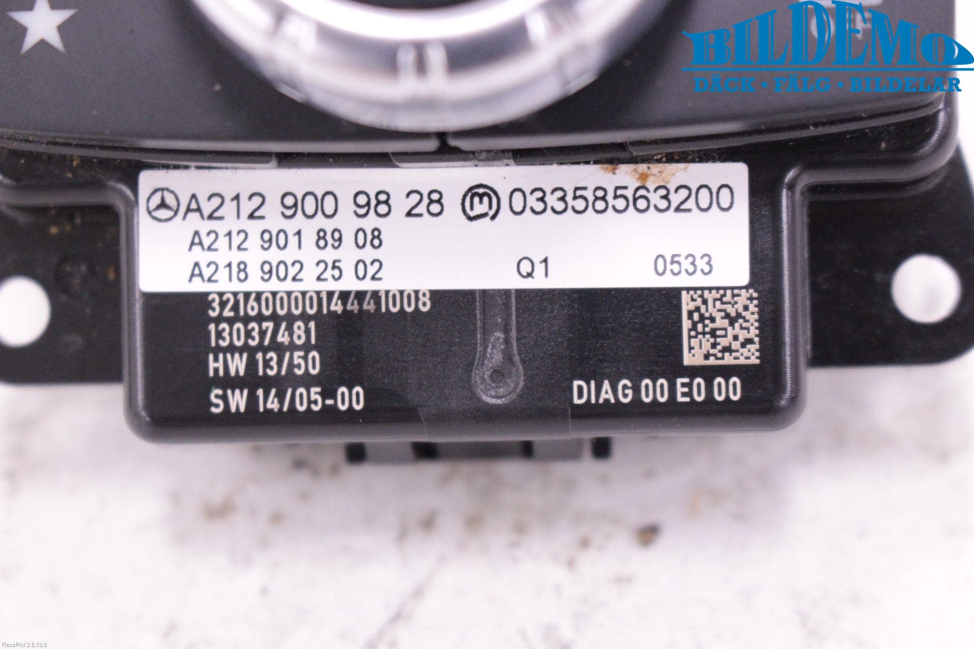 Mercedes-Benz MB E-KLASS (W212) 09-16 Strömställare Multifunktion