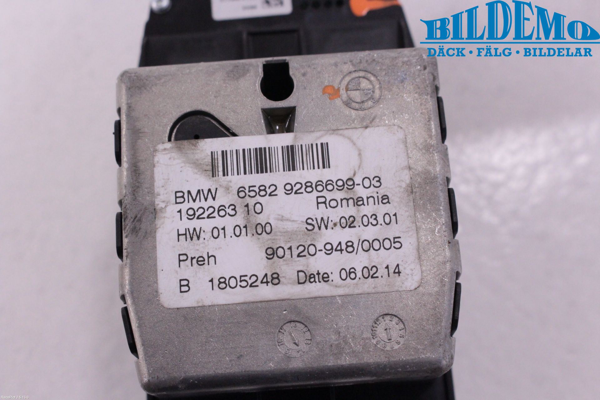 BMW 5 F10/F11/F18 09-17 Strömställare Multifunktion