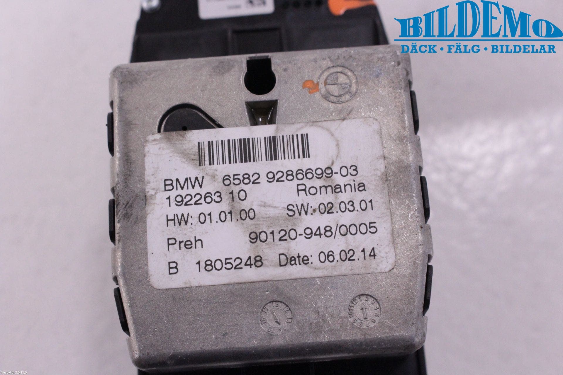 BMW 5 F10/F11/F18 09-17 Strömställare Multifunktion