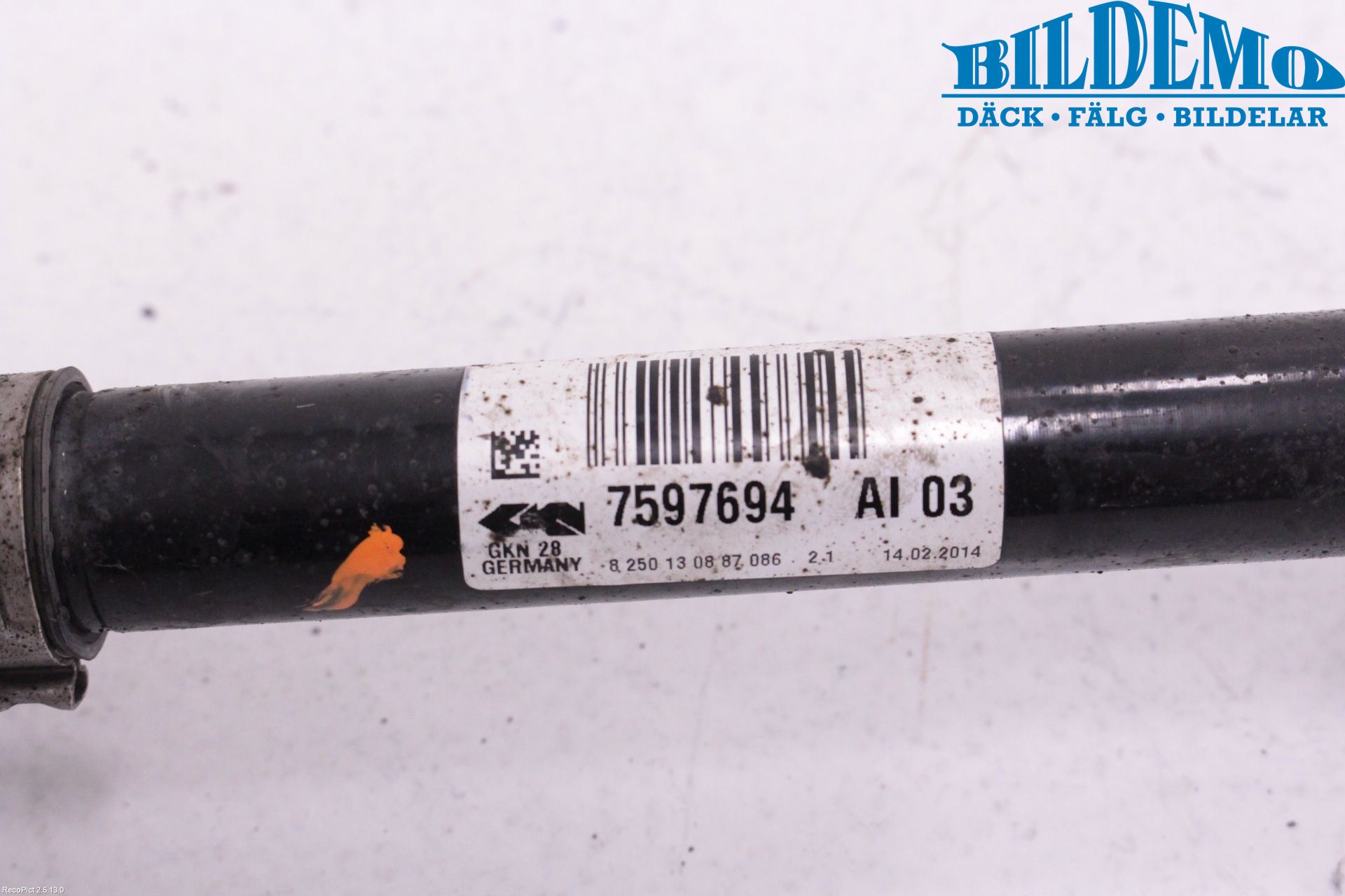 BMW 3 GT F34 13-19 Drivaxel Fram Höger