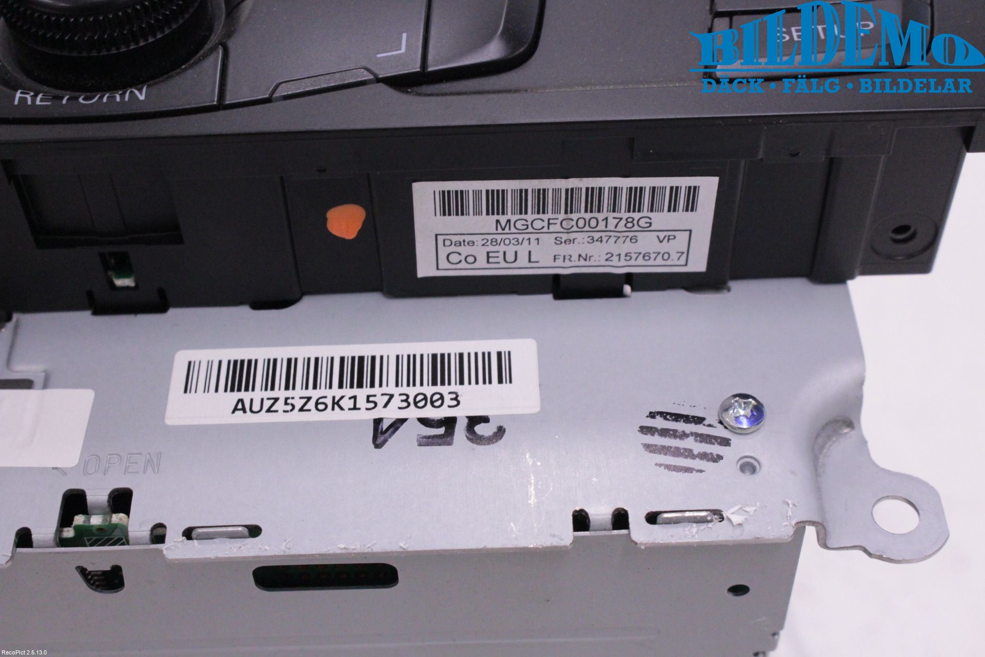 Audi A5 07-16 Cd Radio - Multimediapanel