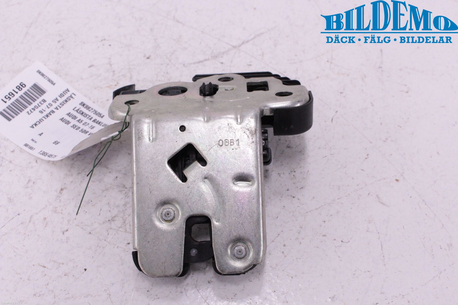 Audi A5 07-16 Låskista Baklucka