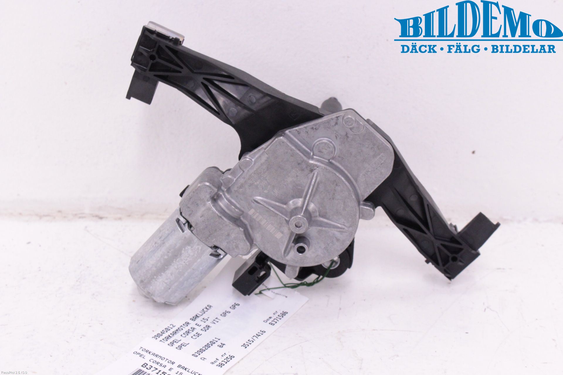 Opel CORSA E 15-19 Torkarmotor Baklucka